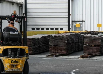 A 38-year-old farmer died under a forklift