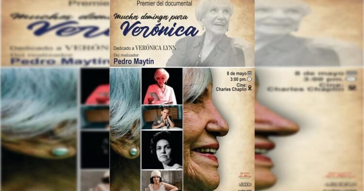 Tribute to the first Cuban actress Verónica Lynn