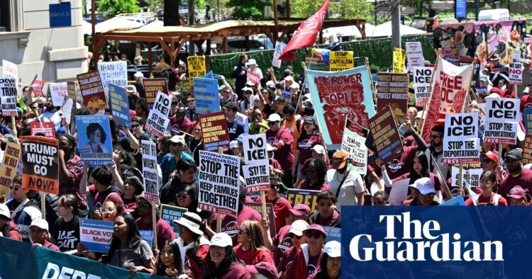 Thousands in US join ‘no school, no work, no shopping’ May Day protest and economic blackout | May Day