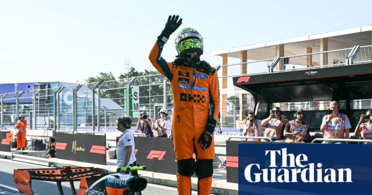 Lando Norris takes Miami GP sprint pole as lightning fears loom over F1 return | Formula One 2026