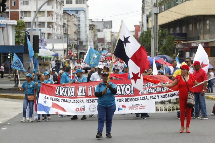 Unions march in Panama this May 1 between labor demands and complaints of persecution