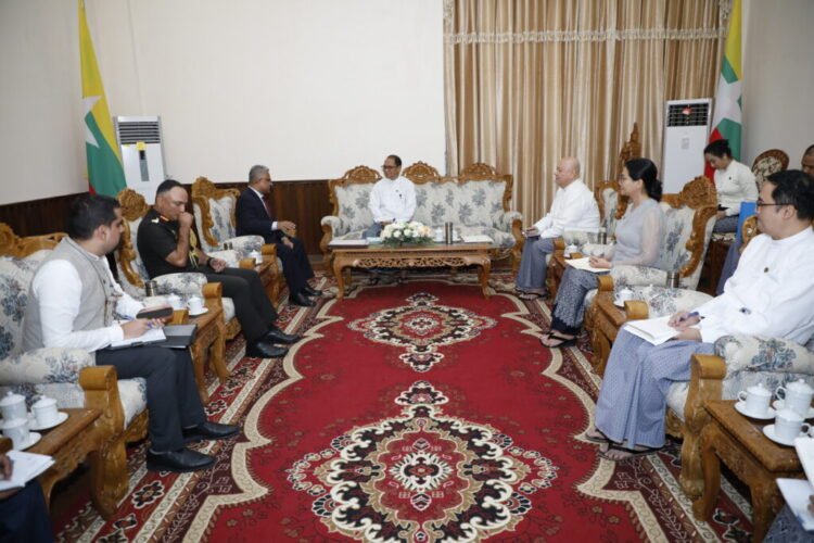 MoFA Union Minister receives Indian Ambassador to Myanmar