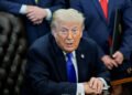 Trump said “probably”: He was asked if he would consider withdrawing American troops from Italy and Spain