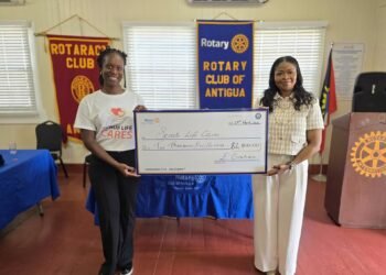 Rotary Club of Antigua Supports Scrub Life Cares Health 