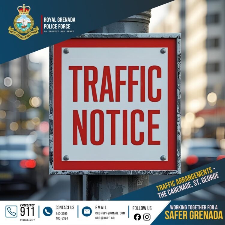 Traffic Arrangements – The Carenage, St George’s