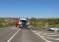 In Vulcanesti, a car collided with a truck. A woman died