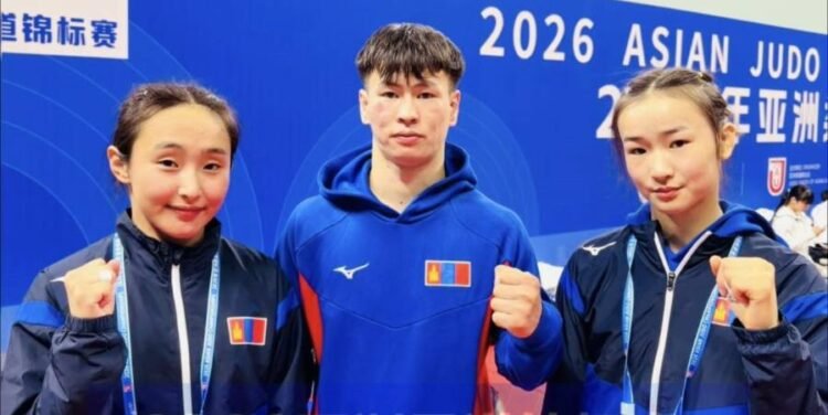 Mongolia Wins Two Golds on Opening Day of Asian Judo Championships