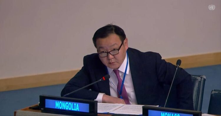 Mongolian Representative Addresses UN Population Commission Session