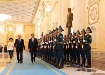 President Tokayev Welcomes President Khurelsukh