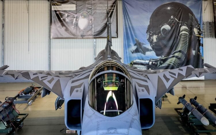 Gripen Jet Gets Spectacular Special Livery for the “NATO Tiger Meet”