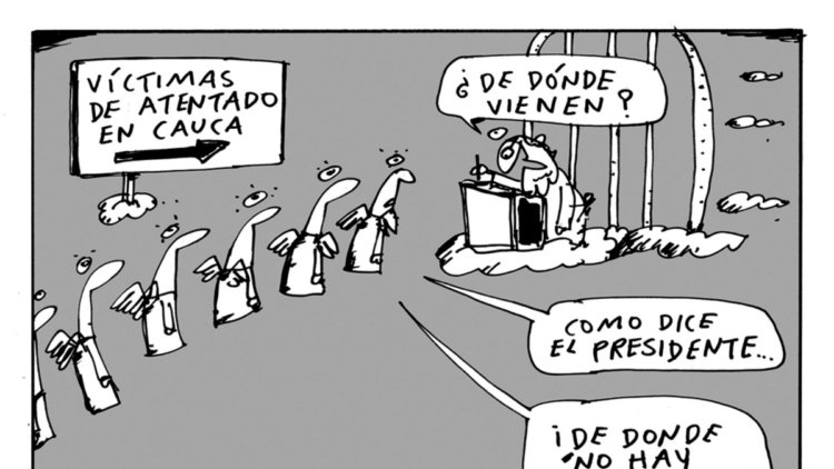 Mil cartoon from April 29: From Colombia