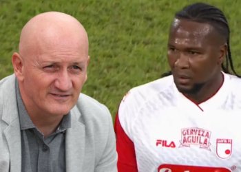 Everything exploded in the air in Santa Fe: Hugo Rodallega did not like being replaced by Pablo Repetto and came out throwing insults (video)