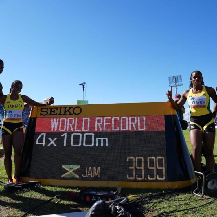 Jamaica set mixed 4x100m world record of 39.99 in Gaborone | Sports