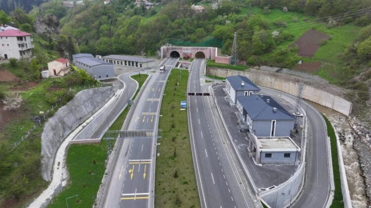 More than 5 million vehicles used the Zigana Tunnel in three years