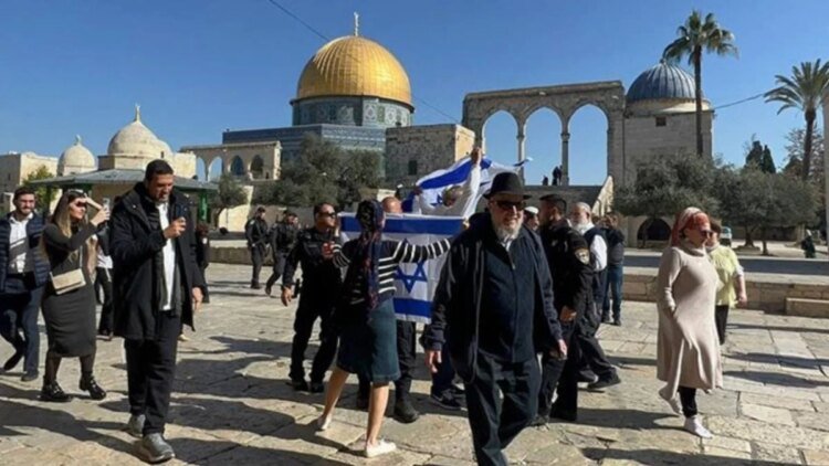 Israeli forces raided Al-Aqsa Mosque 30 times last month