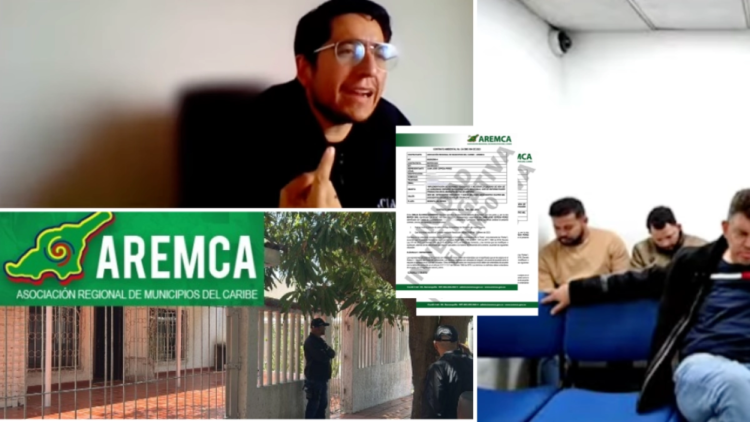 The trail of the company linked to the Aremca scandal, which in audio is accused of ‘eating money’ from royalties; link appears with UNGRD case