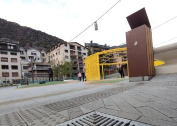 The waterproofing of Plaça del Poble d’Andorra la Vella will be completed in mid-June