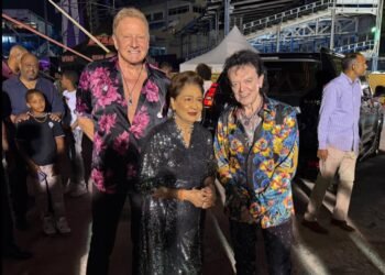 Kamla seen at Air Supply Concert