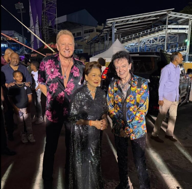 Kamla seen at Air Supply Concert