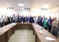 A meeting discusses cooperation between vocational training and the Union of Charitable Societies