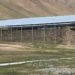 A metal canopy was installed over Tash-Rabat