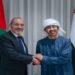 The Foreign Minister makes a phone call with his Emirati counterpart and condemns the Iranian attacks