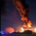 Giant fire in Rumbula – nra.lv