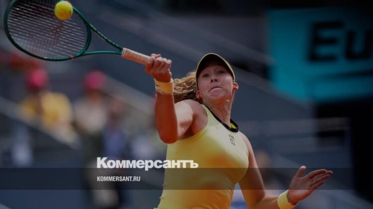 Mirra Andreeva reached the WTA 1000 final in Madrid