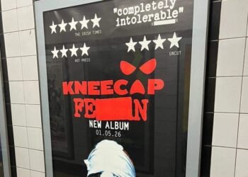 Row over ‘censored’ Kneecap poster deepens as Transport for London denies banning word Fenian