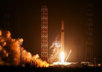 The Sunkar rocket was launched for the first time from Baikonur