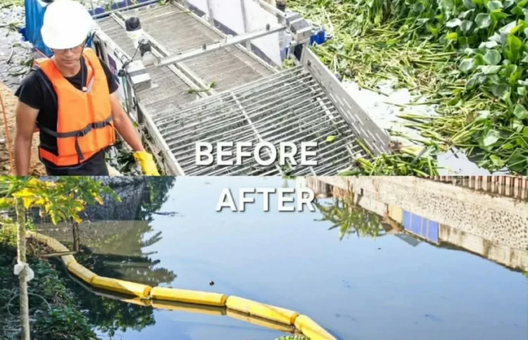 Manila Bulletin – Ilugin River now cleaner; water hyacinths converted to fuel
