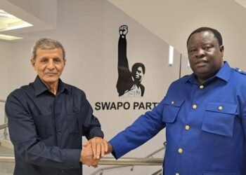 The Sahrawi ambassador accredited to Namibia is received by Namibian officials