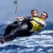 Robert Dickson and Seán Waddilove pair now tied for men’s skiff lead ahead of Sailing Grand Slam final day