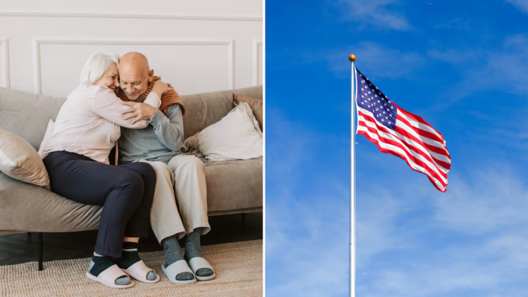 An 86-year-old French woman is detained by the United States immigration service after moving to reunite with a love from the 60s