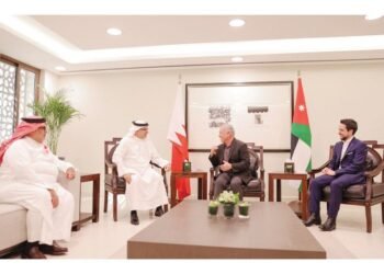 Gulf News | When meeting with His Highness the King of Jordan, the Crown Prince and Prime Minister: Strengthening bilateral cooperation and developing the strategic partnership between Bahrain and Jordan