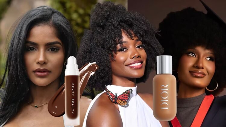 Makeup base for dark skin: what we learned along the way