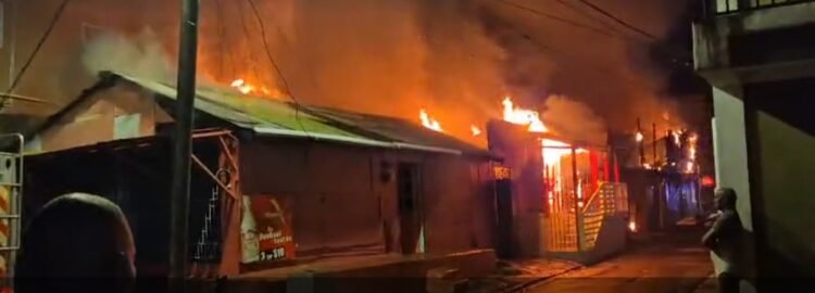 Several buildings affected by another early morning fire in Roseau