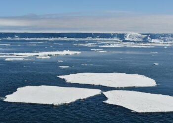 Warm waters approaching Antarctica and threatening to melt ice from below