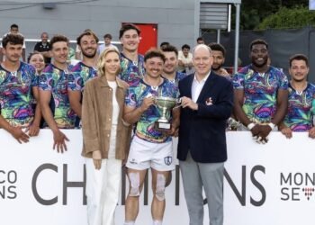 Prince Albert II and Princess Charlène attend inaugural Monaco Sevens – NEWS.MC