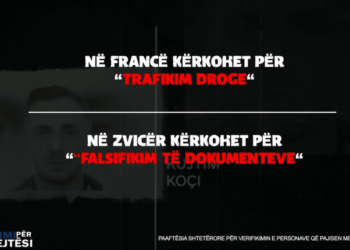Who is Kujtim Koçi, wanted in Switzerland and France, who is suspected of “causing general danger” in Kosovo?