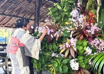 Ikebana Master Koen Yokoi Showcases Art of Nature at Palau Visitors Authority Green Fair, Strengthening Japan–Palau Ties