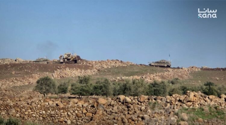 Israeli occupation forces shell areas in Quneitra and Daraa countryside