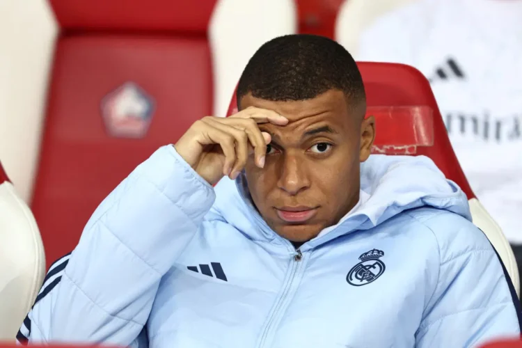 Image: Mbappe is seen laughing out loud, shortly after the physical fight between Valverde and Tchouameni