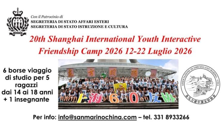 San Marino and China, 55 years of diplomatic relations: the Association celebrates the anniversary and relaunches cultural exchanges