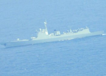 Military on alert after 2 Chinese warships spotted