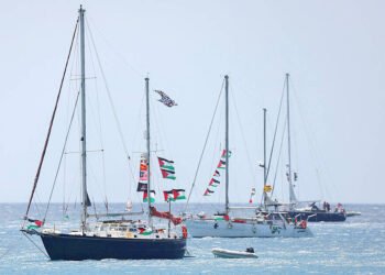 Gaza activists disperse after Israel halts flotilla