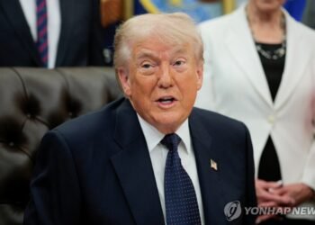 Trump says S. Korean-operated ship ‘shot at’ by Iran after deciding to ‘go it alone’