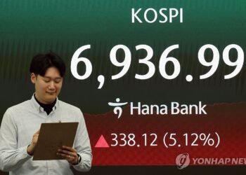 (2nd LD) Seoul shares spike over 5 pct to approach 7,000 on chip rally; won sharply up