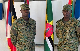 Dominica police officers commended for elite commando training ahievements