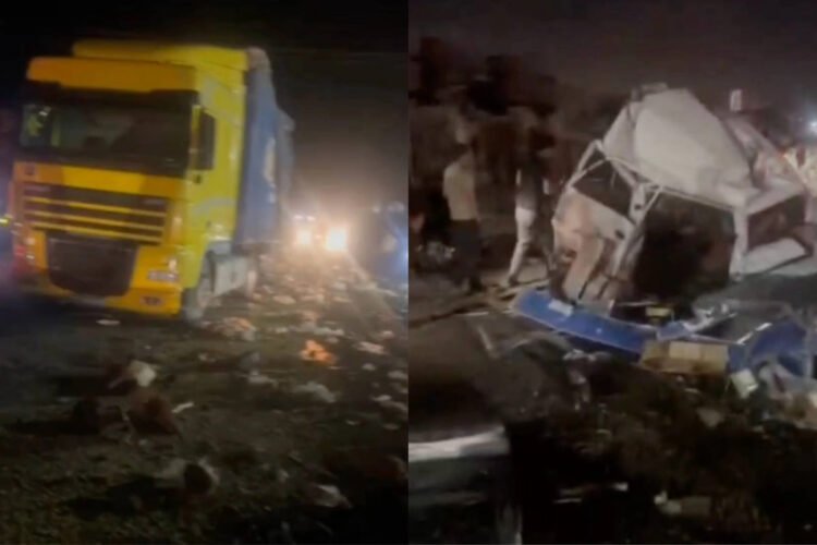At the entrance to Angren, a truck hit 4 cars, there were casualties and injuries